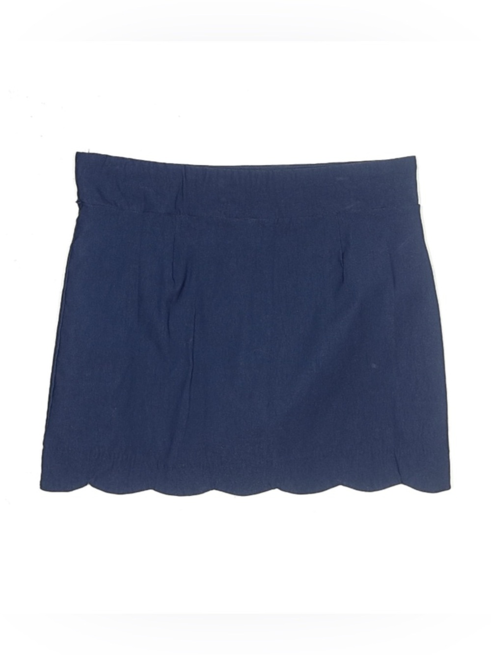 Jason Maxwell Navy Scallop Hem Women's Skort size XL